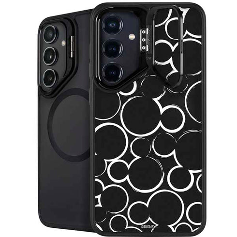 Disney Mickey Mouse Logo Pattern Galaxy S24 FE Kickstand Case